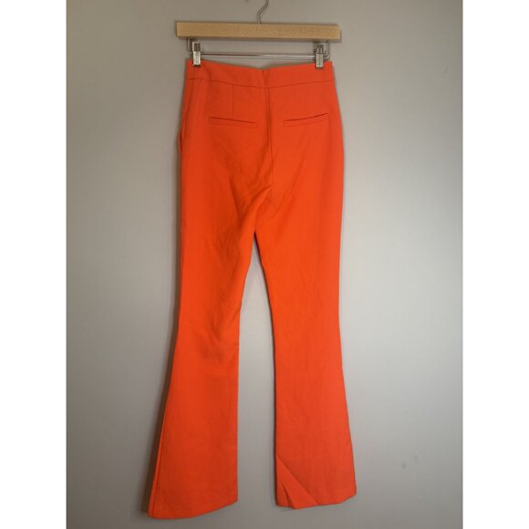 NWT Generation Love Lucca Crepe Pants Papaya Orange Flare Size 00 $248 [jb] - Picture 7 of 8